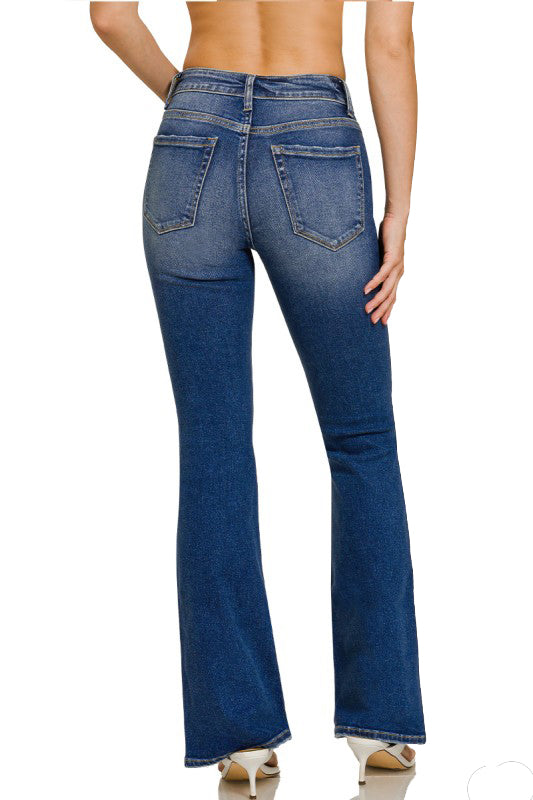 Boot Skootin' Dark Denim Bootcut Jeans-[option4]-[option5]-Cute-Trendy-Shop-Womens-Boutique-Clothing-Store