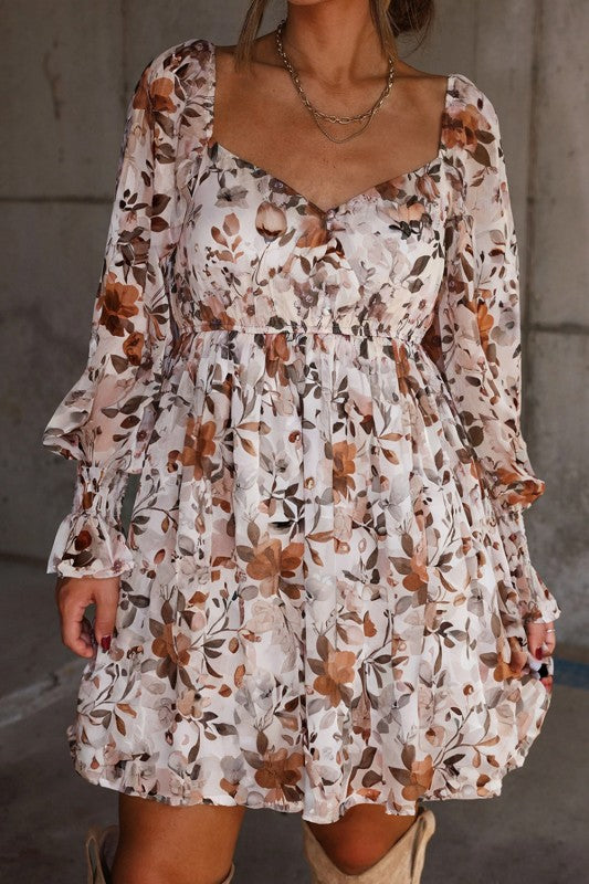 Sweet as Honey Floral Dress-[option4]-[option5]-Cute-Trendy-Shop-Womens-Boutique-Clothing-Store