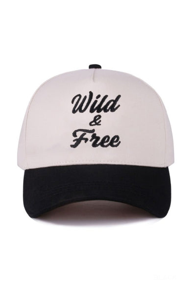 "Wild & Free" Cap-[option4]-[option5]-Cute-Trendy-Shop-Womens-Boutique-Clothing-Store