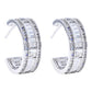 It's Getting Late Silver CZ Hoops-[option4]-[option5]-Cute-Trendy-Shop-Womens-Boutique-Clothing-Store