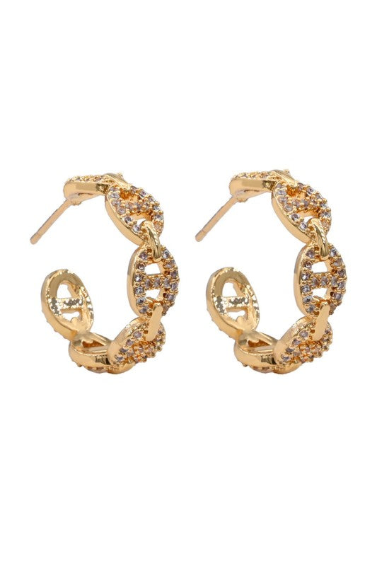 Running Out Of Time Hoop Earrings-[option4]-[option5]-Cute-Trendy-Shop-Womens-Boutique-Clothing-Store