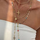 Boho Y multicolor Cross Necklace-[option4]-[option5]-Cute-Trendy-Shop-Womens-Boutique-Clothing-Store