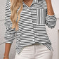 Matches My Leggings White Striped Blouse-[option4]-[option5]-Cute-Trendy-Shop-Womens-Boutique-Clothing-Store