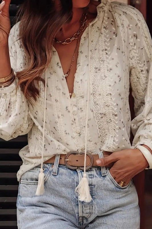 It Starts Here Feminine Button Top-[option4]-[option5]-Cute-Trendy-Shop-Womens-Boutique-Clothing-Store