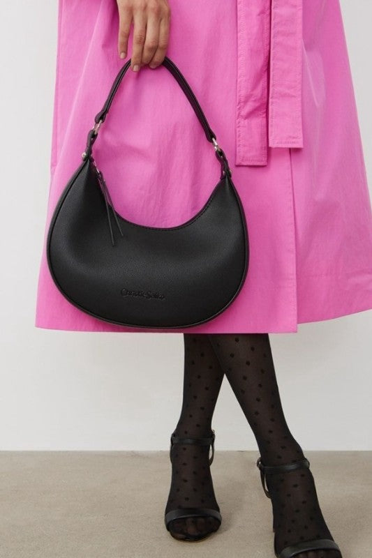 Black Crescent Shape Handbag-[option4]-[option5]-Cute-Trendy-Shop-Womens-Boutique-Clothing-Store