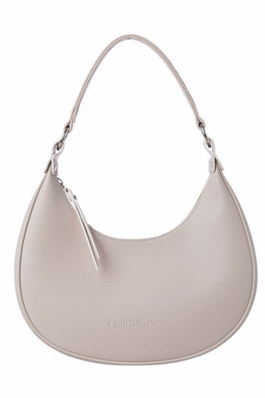 Beige Crescent Shape Handbag-[option4]-[option5]-Cute-Trendy-Shop-Womens-Boutique-Clothing-Store