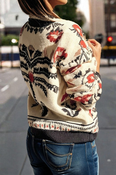 Make A Statement Button Up Floral Cardigan Top-[option4]-[option5]-Cute-Trendy-Shop-Womens-Boutique-Clothing-Store