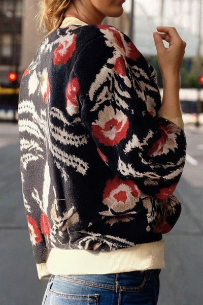 Make A Statement Button Up Floral Cardigan Top-[option4]-[option5]-Cute-Trendy-Shop-Womens-Boutique-Clothing-Store
