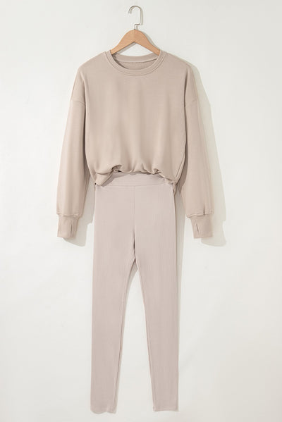 Legging Leisure Set Beige-[option4]-[option5]-Cute-Trendy-Shop-Womens-Boutique-Clothing-Store