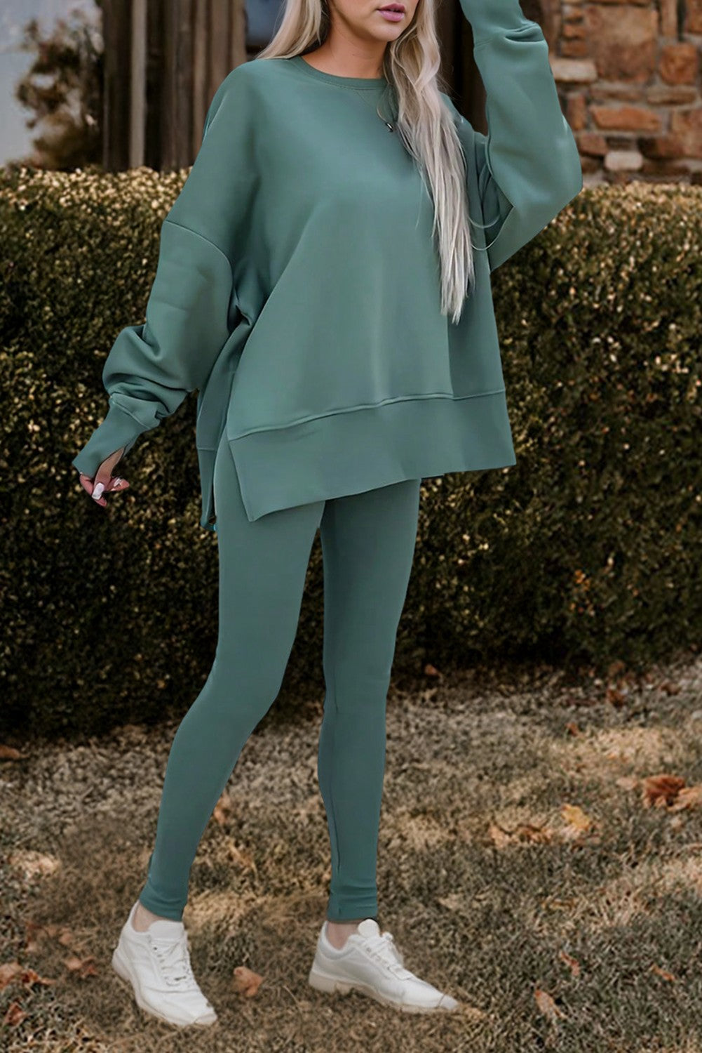 Legging Leisure Set Green-[option4]-[option5]-Cute-Trendy-Shop-Womens-Boutique-Clothing-Store