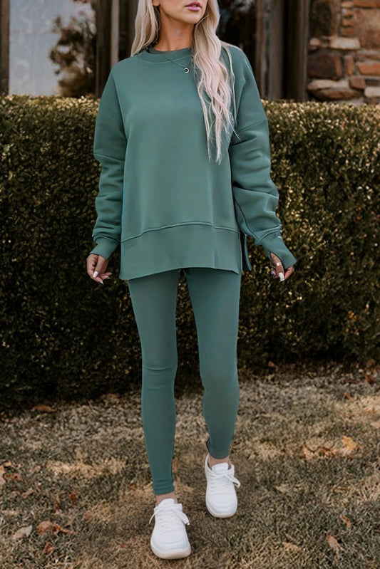 Legging Leisure Set Green-[option4]-[option5]-Cute-Trendy-Shop-Womens-Boutique-Clothing-Store