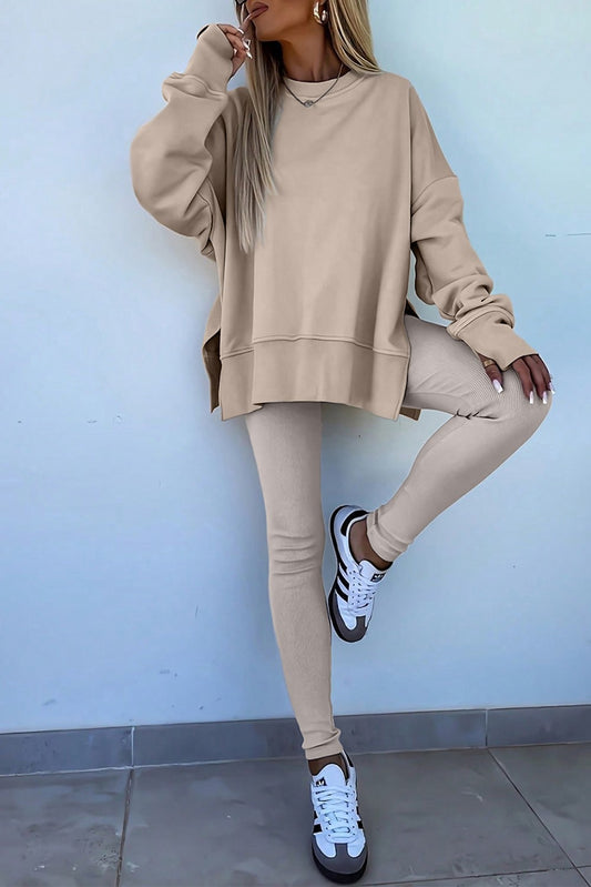 Legging Leisure Set Beige-[option4]-[option5]-Cute-Trendy-Shop-Womens-Boutique-Clothing-Store