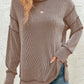 Snuggle up Fall Long Sleeve Top Mocha-[option4]-[option5]-Cute-Trendy-Shop-Womens-Boutique-Clothing-Store