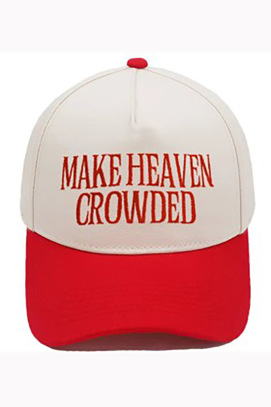 "Make Heaven Crowded" Cap-Red-Cute-Trendy-Shop-Womens-Boutique-Clothing-Store