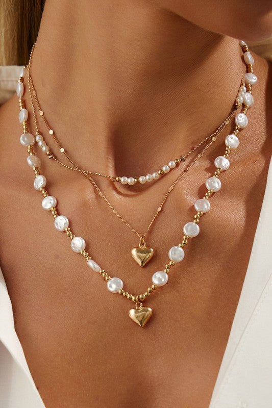 For The Dreamers Layered Pearl Necklace-[option4]-[option5]-Cute-Trendy-Shop-Womens-Boutique-Clothing-Store