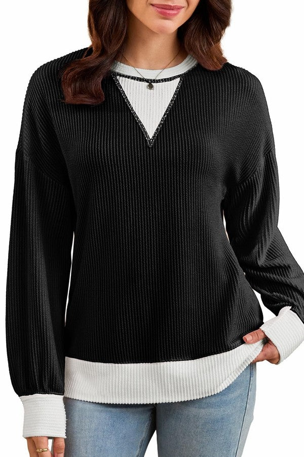 Blocked Out the Haters Sweatshirt-[option4]-[option5]-Cute-Trendy-Shop-Womens-Boutique-Clothing-Store