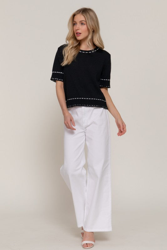 Going Places Stitched Sweater Top-[option4]-[option5]-Cute-Trendy-Shop-Womens-Boutique-Clothing-Store