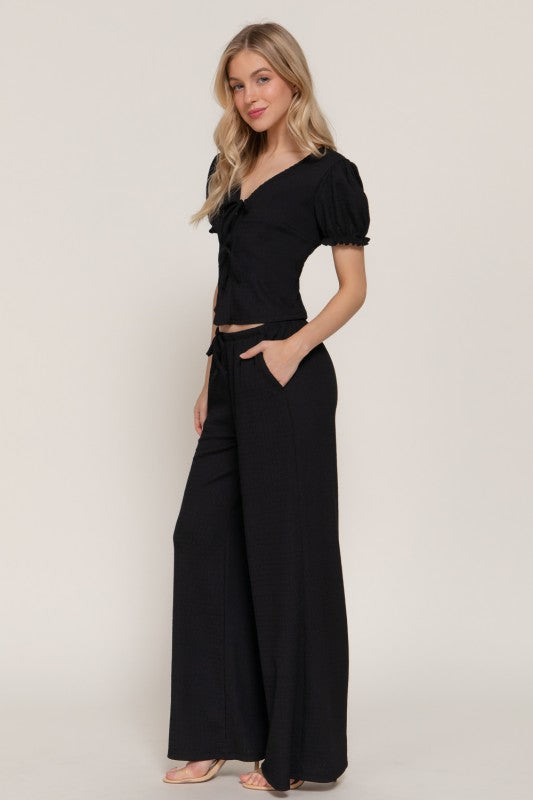 Sunday Brunch 2 Piece Pant Set-[option4]-[option5]-Cute-Trendy-Shop-Womens-Boutique-Clothing-Store