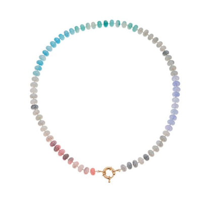 Earthy Elegance Natural Stone Necklace-D-Cute-Trendy-Shop-Womens-Boutique-Clothing-Store