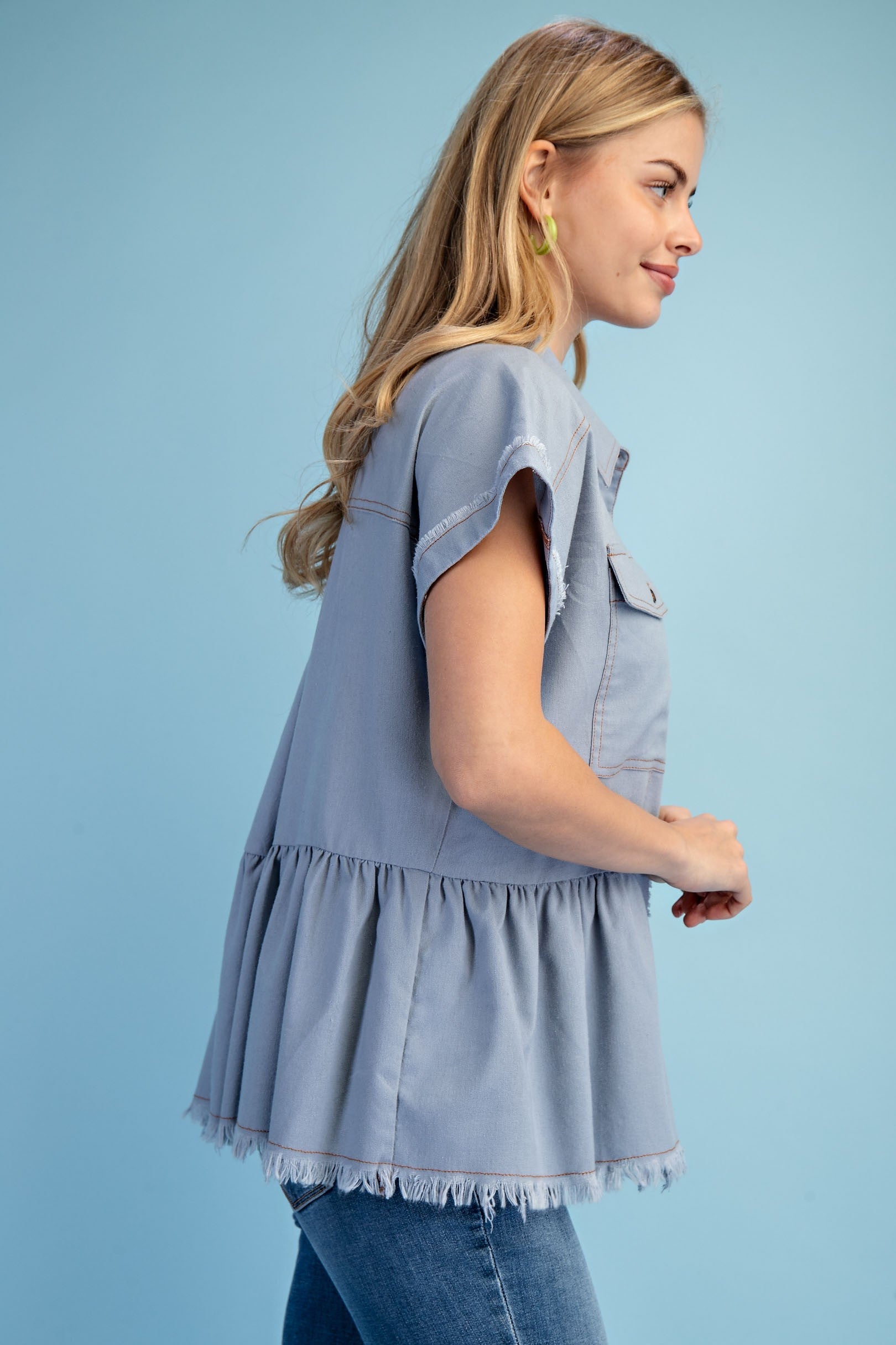 Peplum Perfection Top-[option4]-[option5]-Cute-Trendy-Shop-Womens-Boutique-Clothing-Store