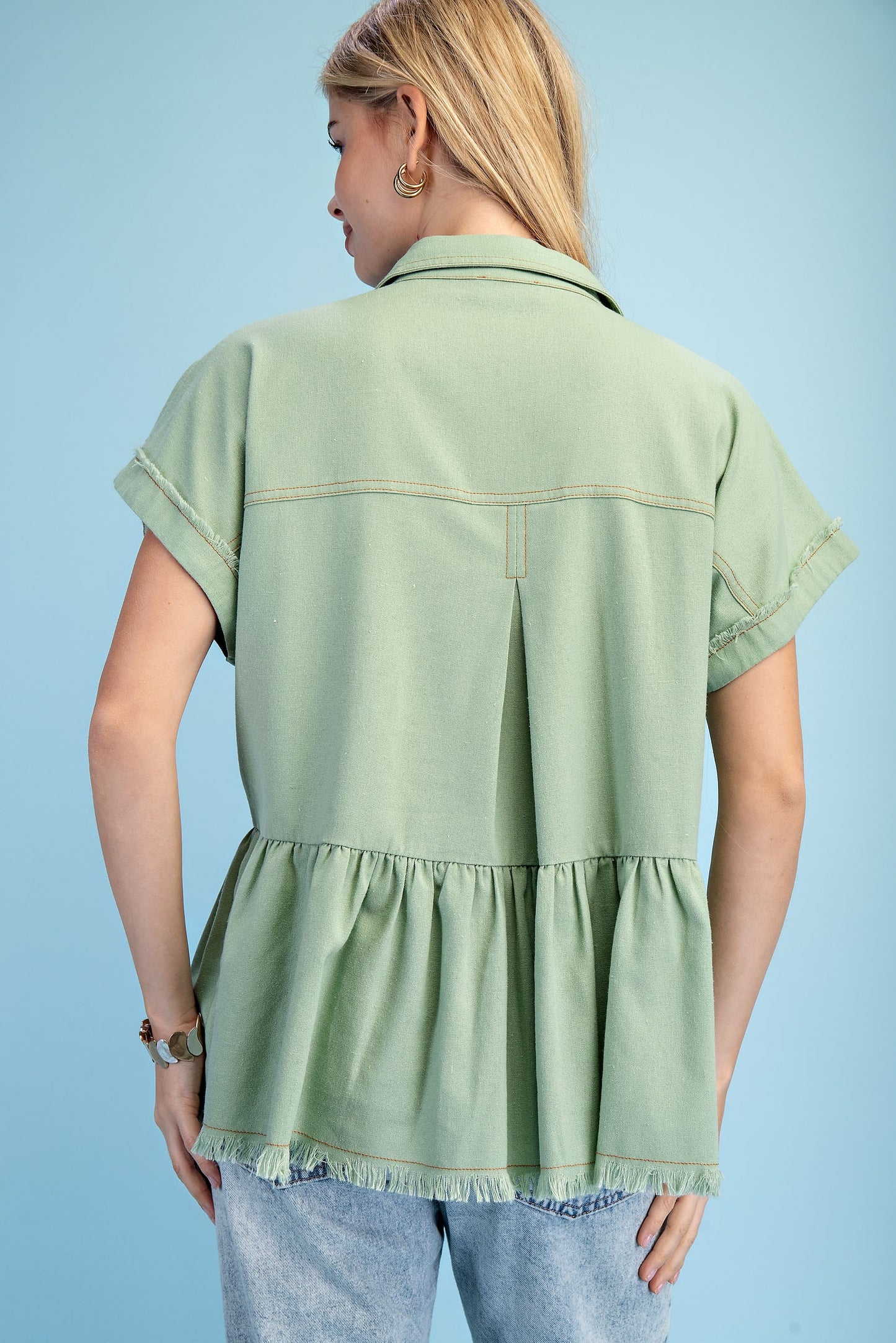 Peplum Perfection Top-[option4]-[option5]-Cute-Trendy-Shop-Womens-Boutique-Clothing-Store