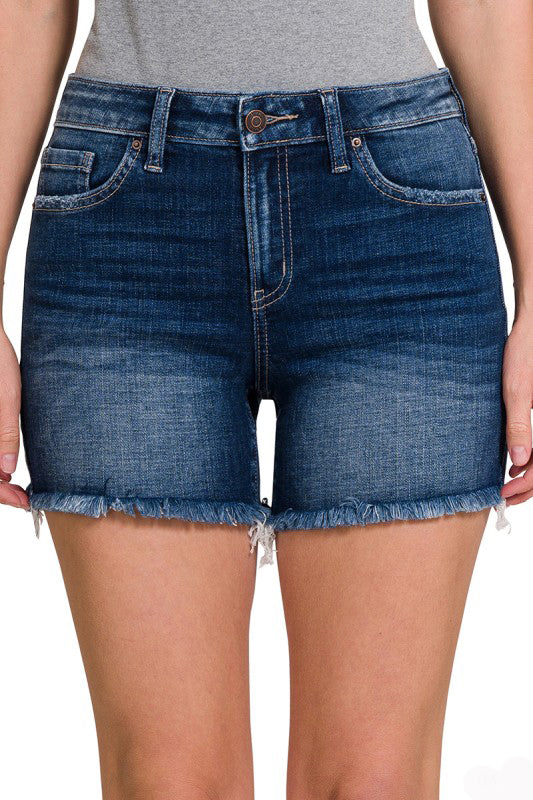 Doesn't Get Better Denim Shorts-Cute-Trendy-Shop-Womens-Boutique-Clothing-Store