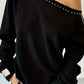 Show a little shoulder Black Top-[option4]-[option5]-Cute-Trendy-Shop-Womens-Boutique-Clothing-Store