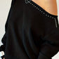Show a little shoulder Black Top-[option4]-[option5]-Cute-Trendy-Shop-Womens-Boutique-Clothing-Store