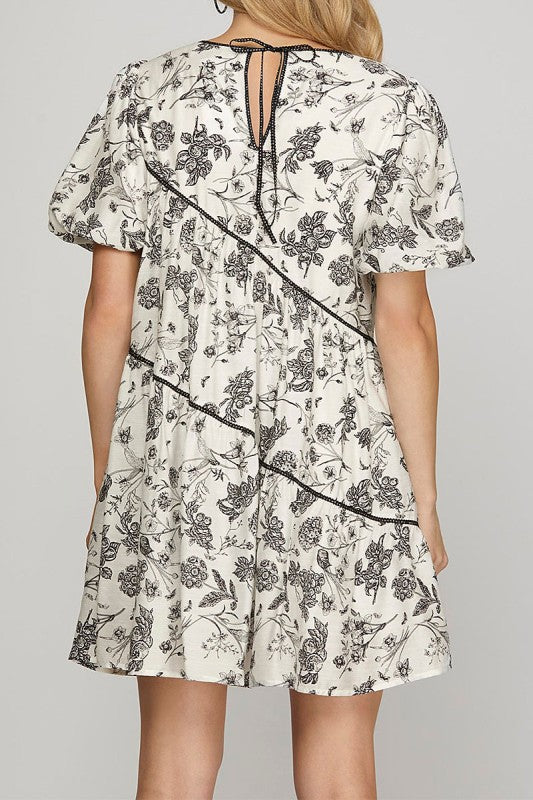 OH So Sweet Floral Print Dress-[option4]-[option5]-Cute-Trendy-Shop-Womens-Boutique-Clothing-Store