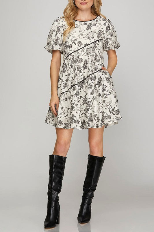 OH So Sweet Floral Print Dress-[option4]-[option5]-Cute-Trendy-Shop-Womens-Boutique-Clothing-Store