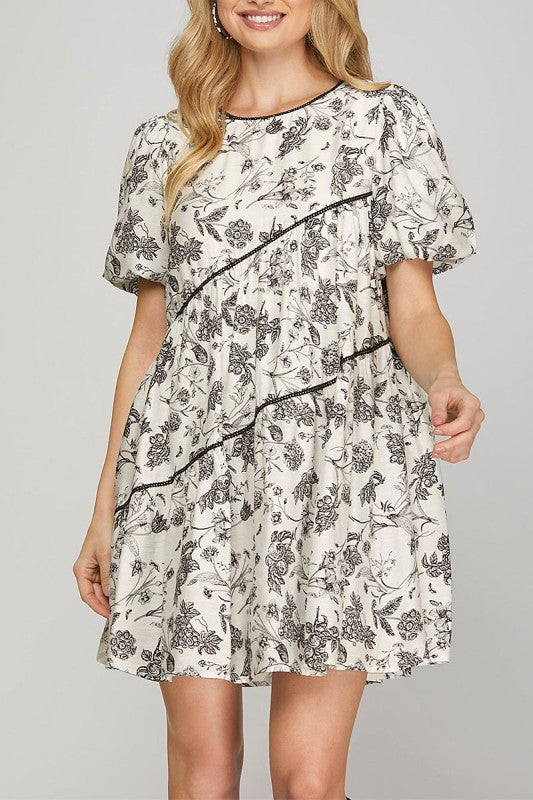OH So Sweet Floral Print Dress-[option4]-[option5]-Cute-Trendy-Shop-Womens-Boutique-Clothing-Store