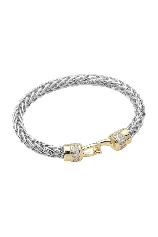 Hooked On Chic Silver Bracelet-Cute-Trendy-Shop-Womens-Boutique-Clothing-Store