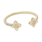 Mother of Pearl Clover Cable Bracelet-[option4]-[option5]-Cute-Trendy-Shop-Womens-Boutique-Clothing-Store