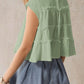 Ready For The Heat Babydoll Top-Lt. Olive-SMALL-[option4]-[option5]-Cute-Trendy-Shop-Womens-Boutique-Clothing-Store