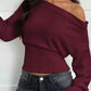 Take A Look High Waisted Top-Maroon-SMALL-[option4]-[option5]-Cute-Trendy-Shop-Womens-Boutique-Clothing-Store