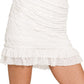 Here's Your Answer Ruched Skort-White-SMALL-[option4]-[option5]-Cute-Trendy-Shop-Womens-Boutique-Clothing-Store