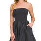 This Screams Summer Fun Strapless Dress-Black-SMALL-[option4]-[option5]-Cute-Trendy-Shop-Womens-Boutique-Clothing-Store
