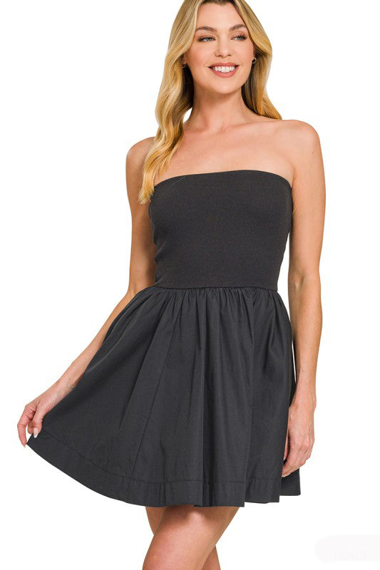 This Screams Summer Fun Strapless Dress-[option4]-[option5]-Cute-Trendy-Shop-Womens-Boutique-Clothing-Store