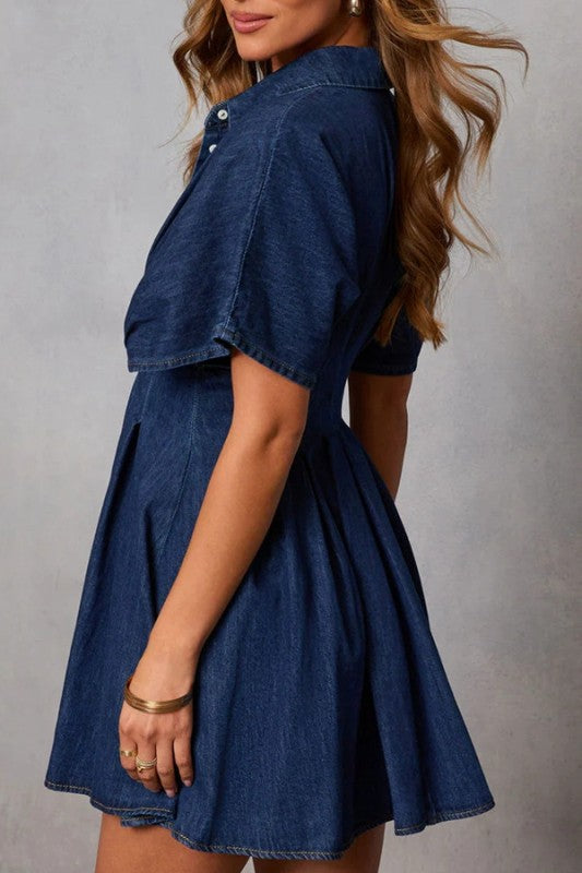 Style For Miles Denim Button Up Dress-[option4]-[option5]-Cute-Trendy-Shop-Womens-Boutique-Clothing-Store