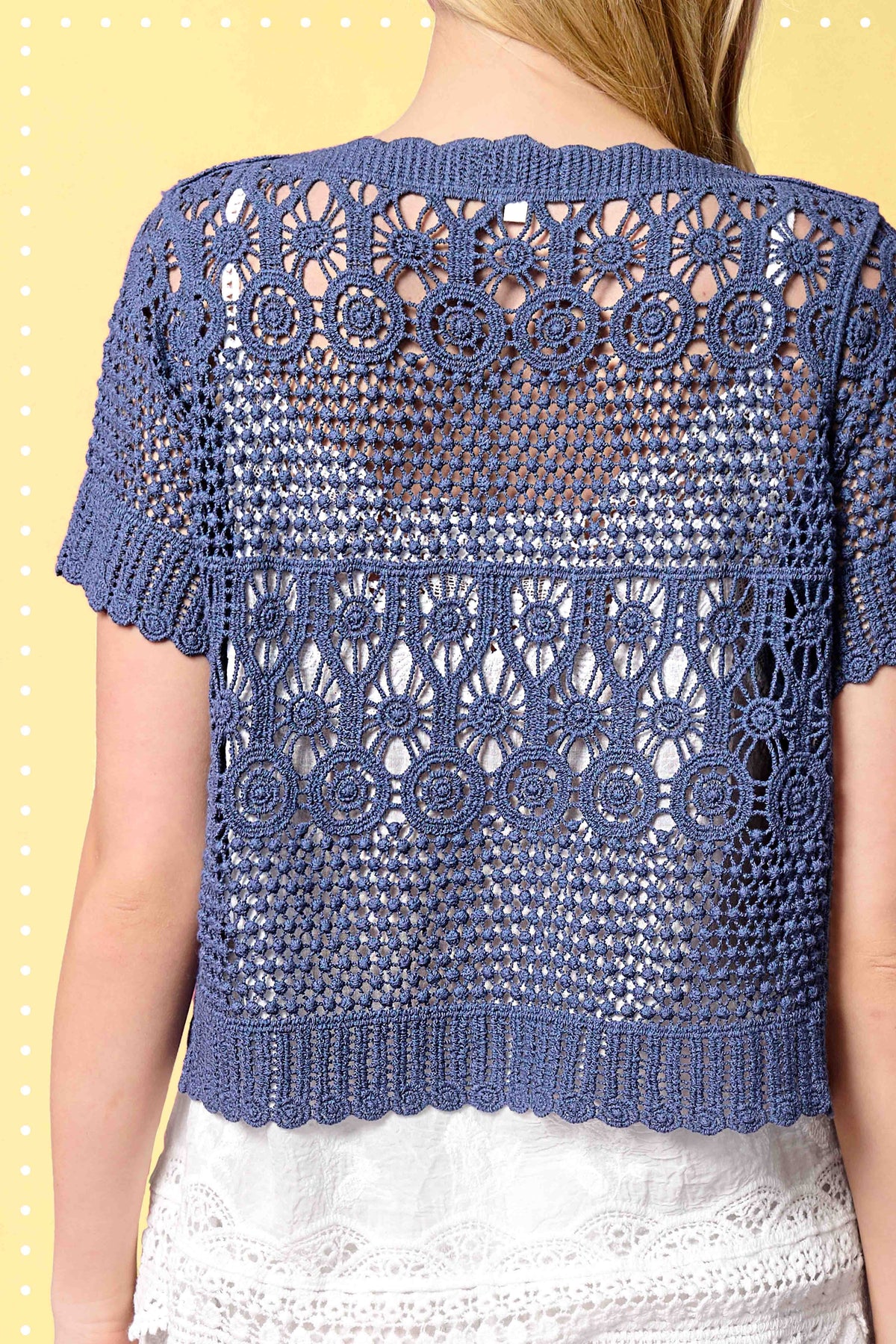 Sweet Scallop Open-Knit Top-Cute-Trendy-Shop-Womens-Boutique-Clothing-Store