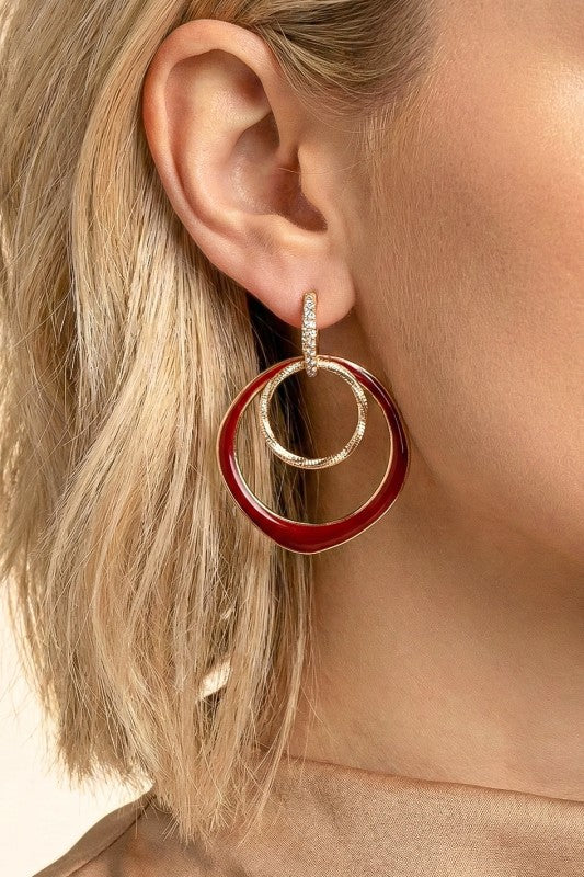 Good For You Double Hoop Earrings