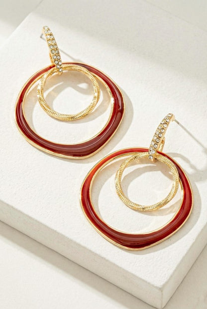 Good For You Double Hoop Earrings