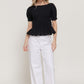 Feminine Style Puff Sleeve Smocked Top-[option4]-[option5]-Cute-Trendy-Shop-Womens-Boutique-Clothing-Store