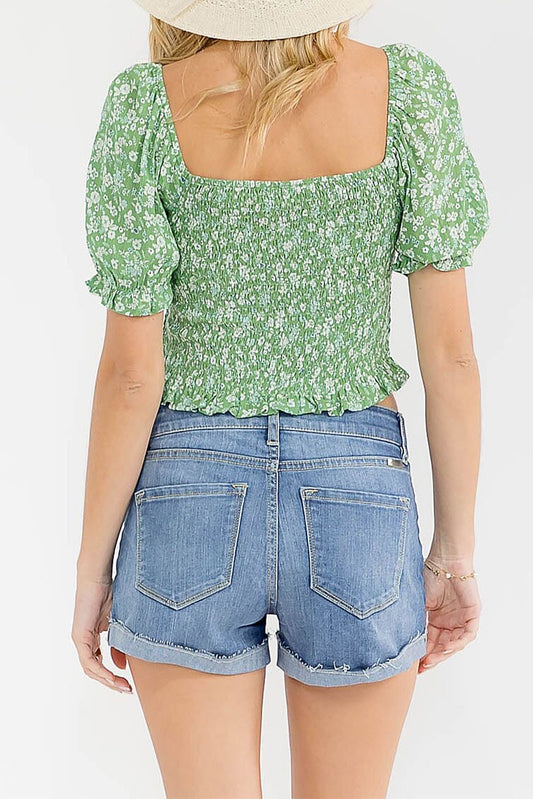 Flirt with Floral Crop Top-Cute-Trendy-Shop-Womens-Boutique-Clothing-Store