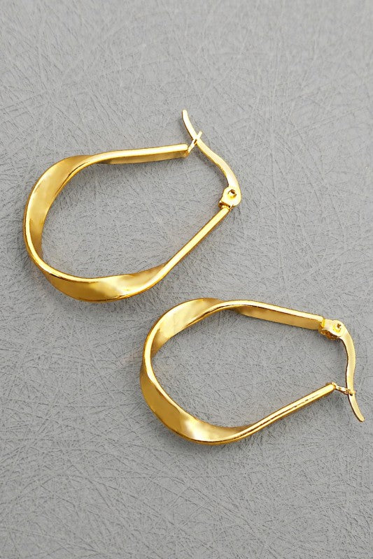 Twist & Shout Half-Twist Hoops-Cute-Trendy-Shop-Womens-Boutique-Clothing-Store