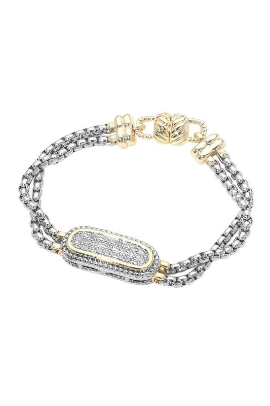 Positive Vibes Sparling Magnetic Bracelet-[option4]-[option5]-Cute-Trendy-Shop-Womens-Boutique-Clothing-Store