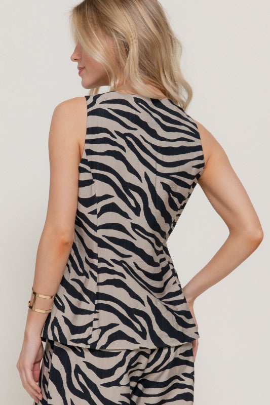 Call of the Wild Zebra Print Vest-[option4]-[option5]-Cute-Trendy-Shop-Womens-Boutique-Clothing-Store
