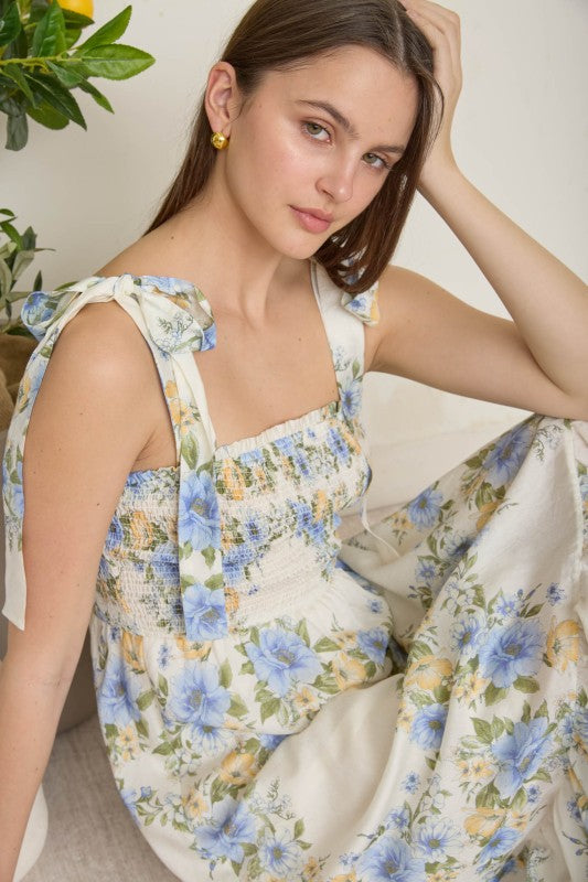 Garden Party Gorgeous Midi Dress-Cute-Trendy-Shop-Womens-Boutique-Clothing-Store