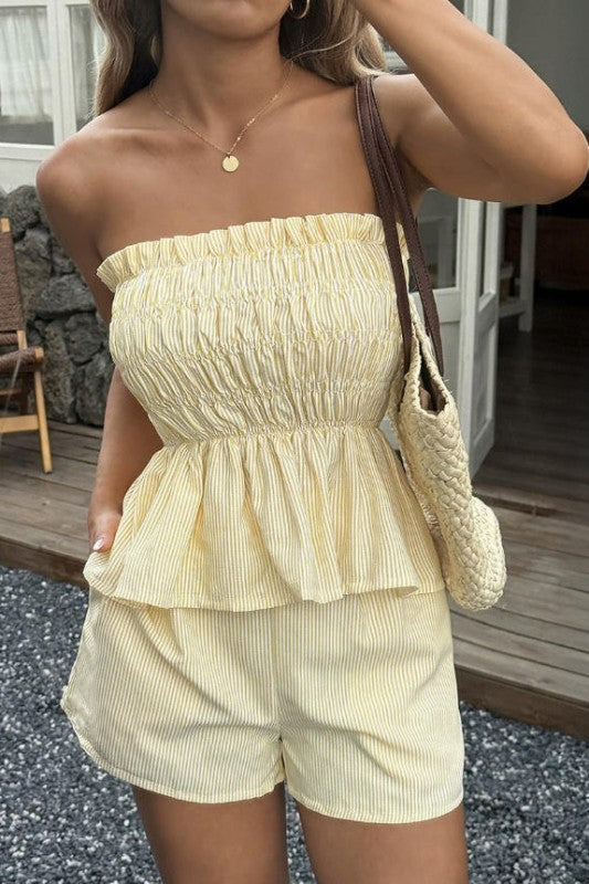 Too Cute For Words Short Set-Yellow-X-SMALL-[option4]-[option5]-Cute-Trendy-Shop-Womens-Boutique-Clothing-Store