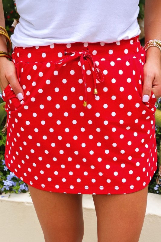 It's My Day Polka Dot Skort-Red-SMALL-Cute-Trendy-Shop-Womens-Boutique-Clothing-Store